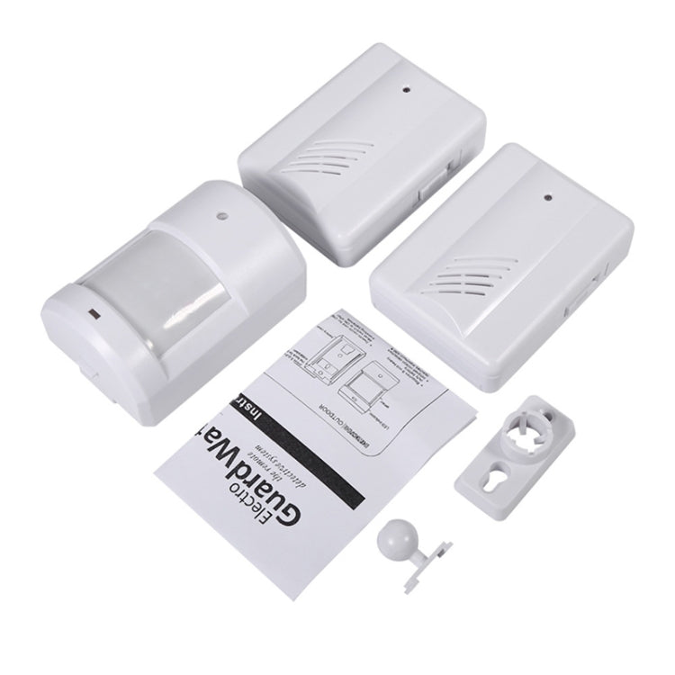 2 to 1 PIR Infrared Sensors Wireless Doorbell Alarm Detector for Home / Office, PIR Infrared Sensors 2 to 1 PIR Infrared Sensors Wireless Doorbell Alarm Detector for Home / Office, PIR Infrared Sensors